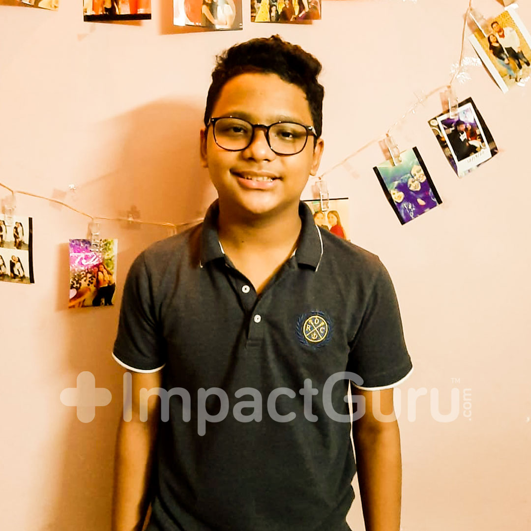 Free of Cancer Ronak Sparkles Again Thanks to You!