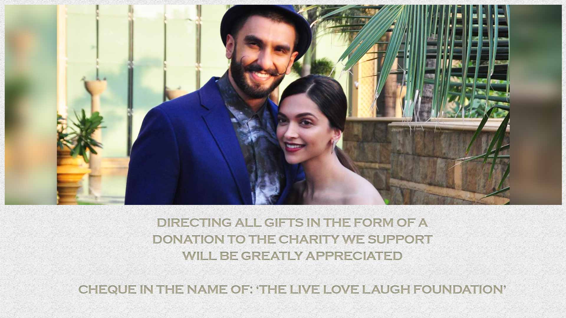 Know how the power couple #DeepVeer's Marriage Helped Charity