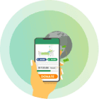 Receive donations from around the world