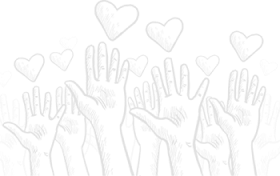 Illustration of growing hands